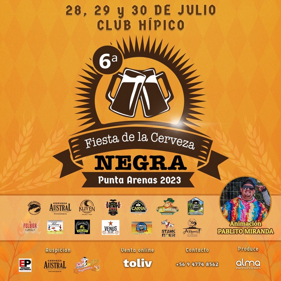 Fiesta de la Cerveza Negra Punta Arenas 2023 en Punta Arenas Toliv